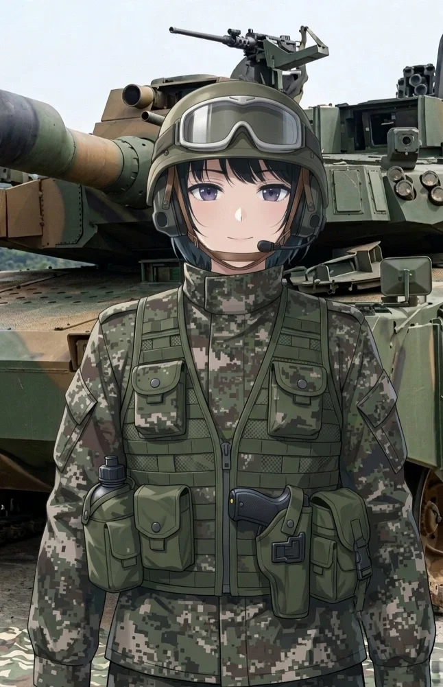 South Korean Army tank commander