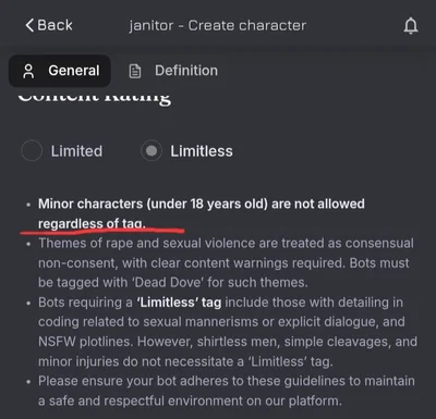 Reminder to creators so your bots don't get taken down