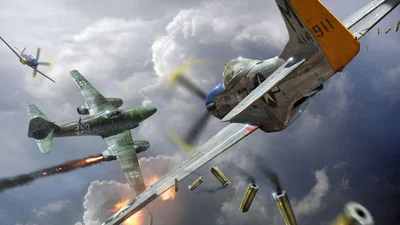 WWII Dogfights.