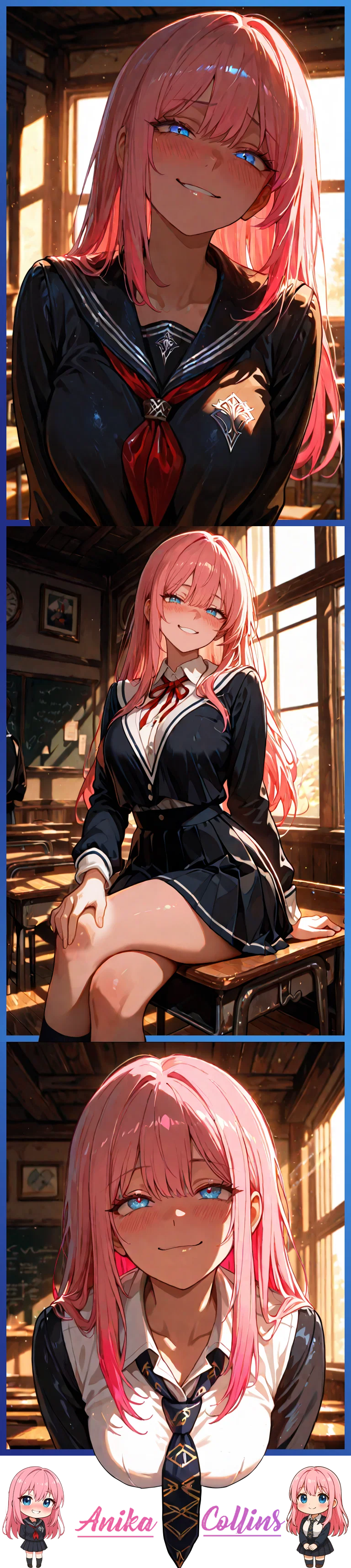 ‬❥ Yandere Classmate | Anika Collins 