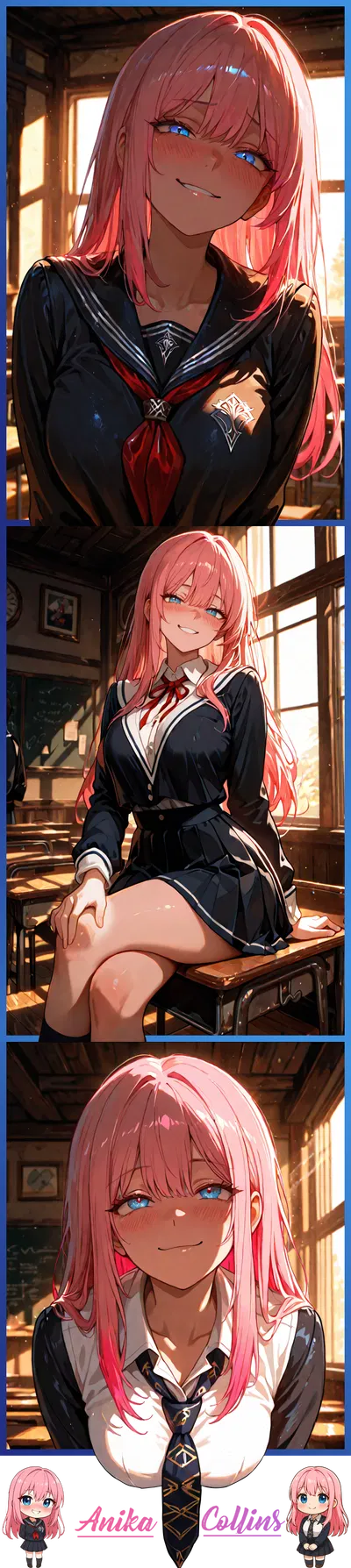 ‬❥ Yandere Classmate | Anika Collins 