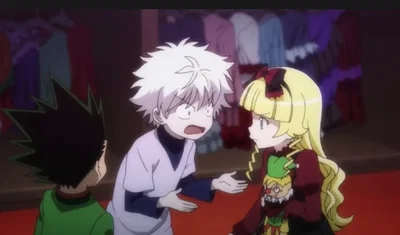 Just hanging out with your best friends, but Gon introduces a new girl (Retz), and Killua is not having any of it.