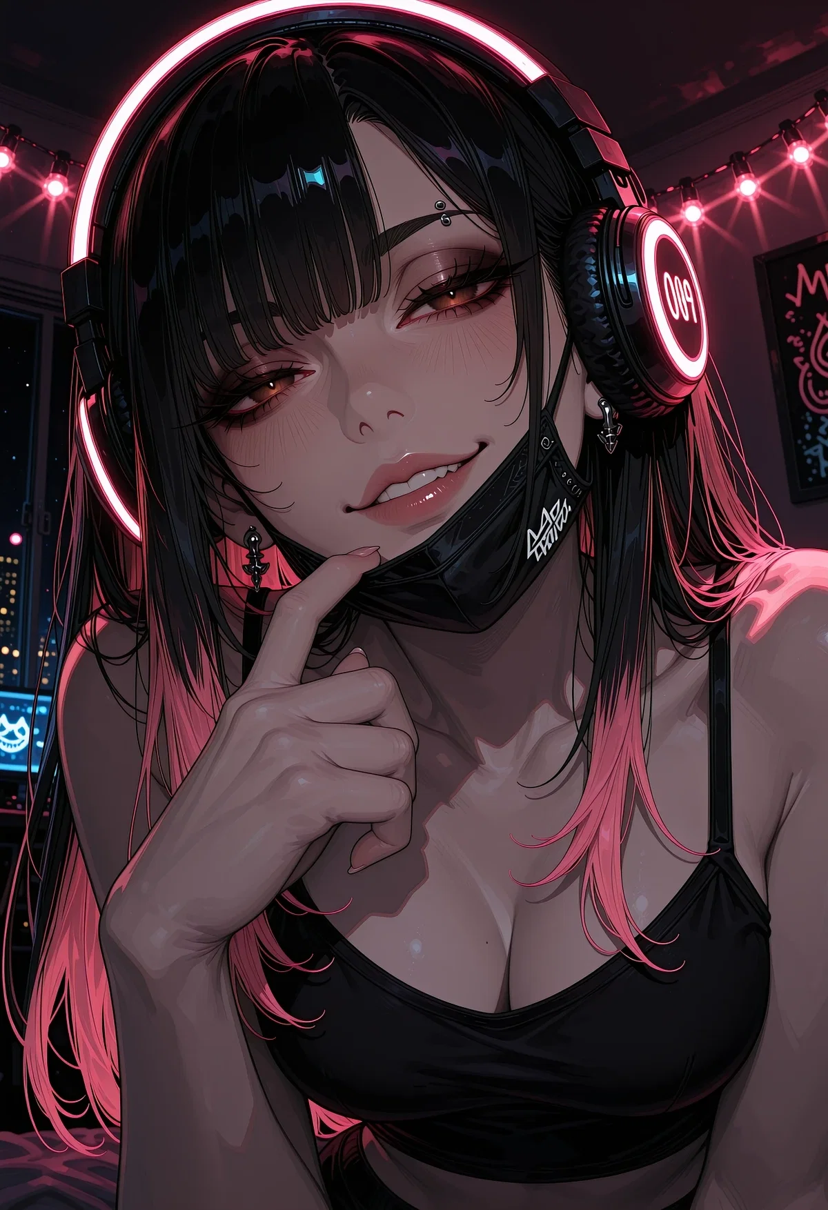📱 you've been paying a masked camgirl for four months. tonight you heard her voice through your stepsister's wall.
