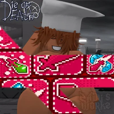 The BBW chef working in the kitchen of the bunker - | Roblox Die of Death / DOD |