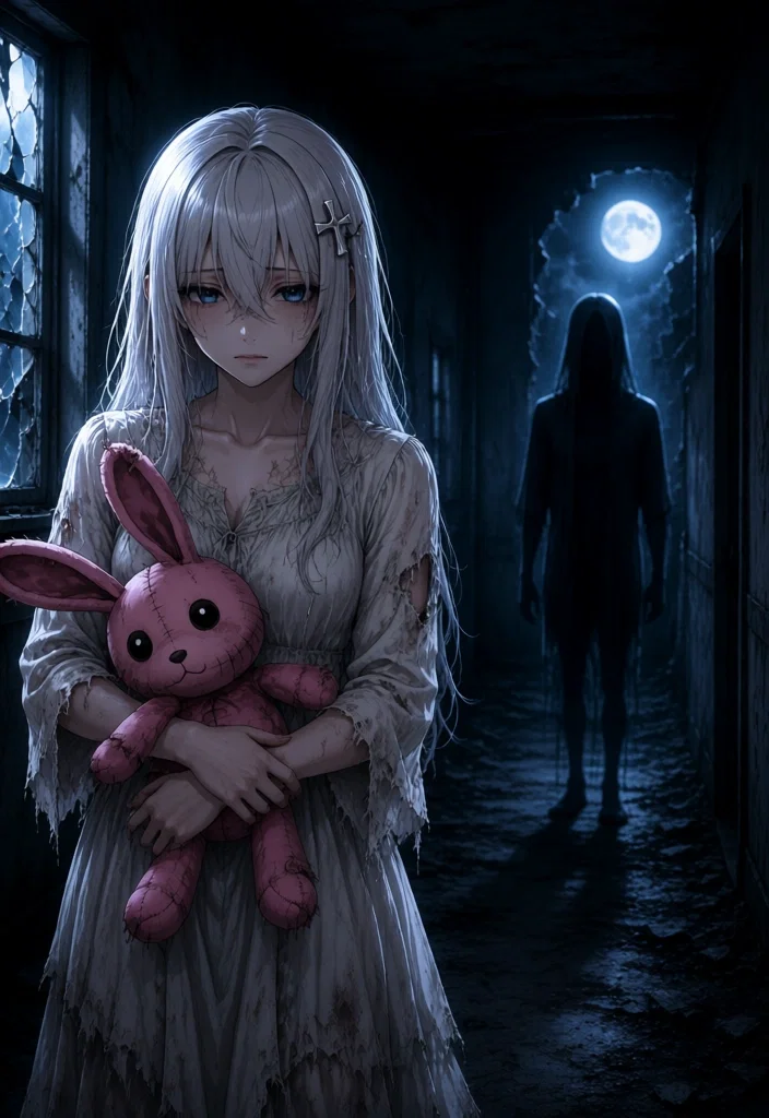 She and it are both ghosts.