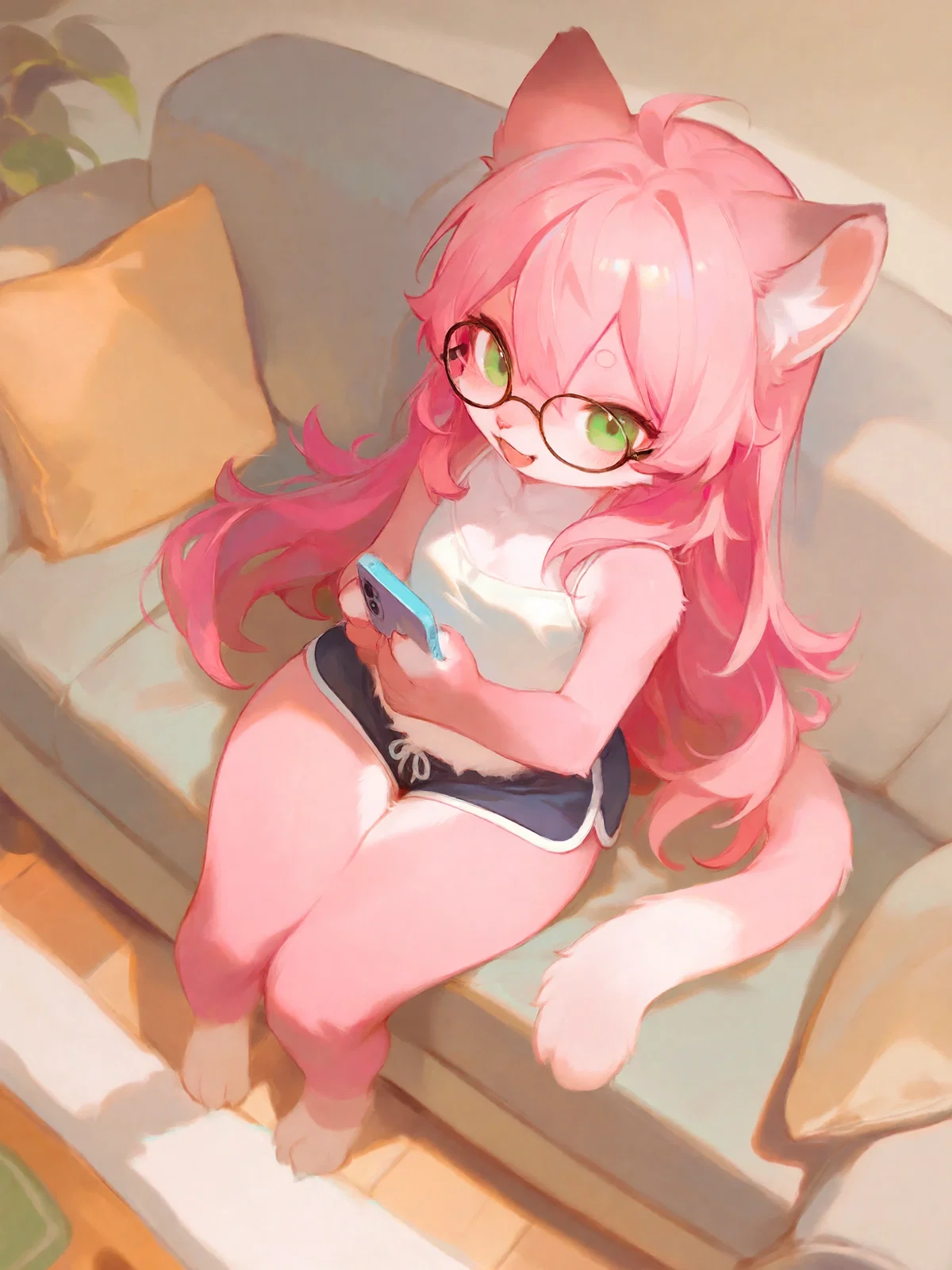 Your cute girlfriend!