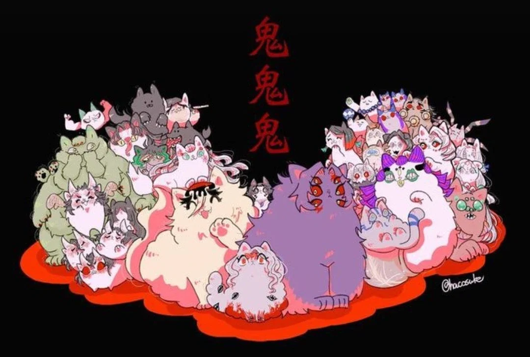 Kny en tant que chats guerriers 