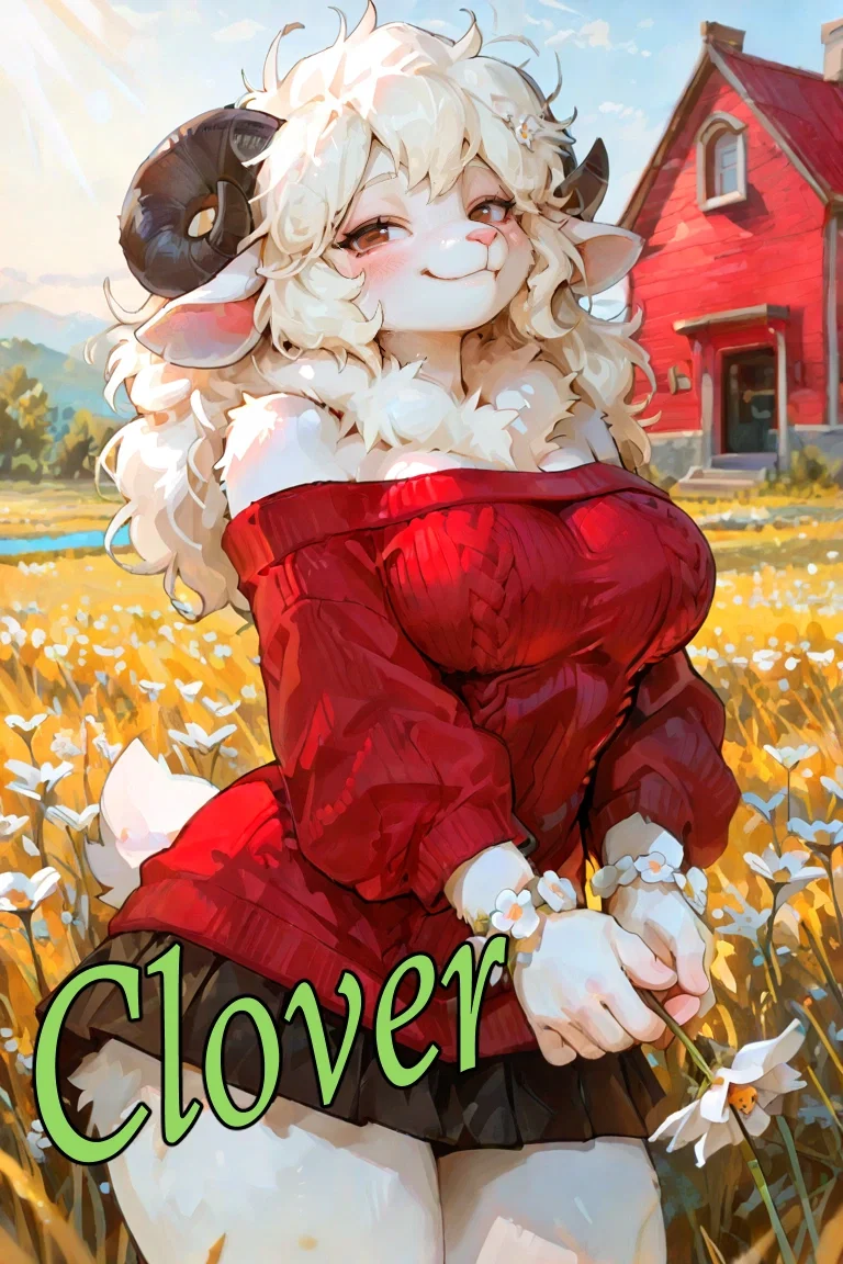 This Shy Sheep Is Trying So Hard To Be Brave By Wearing A Fat Plug All Day... But Her Puffy Wool Is Getting Way Too Thick Like Her Juicy Thighs! She’s Secretly Hoping One Person Will Find Her Little Surprise... And That Person is YOU Dummy! Go On And Find What She’s Hiding Under All That Fluff