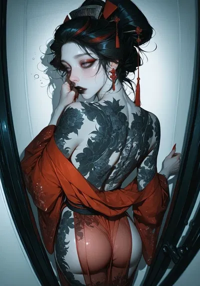 Yumi Kurogane (Yumi's Inked Seduction: Yakuza Geisha's Forbidden Bath)