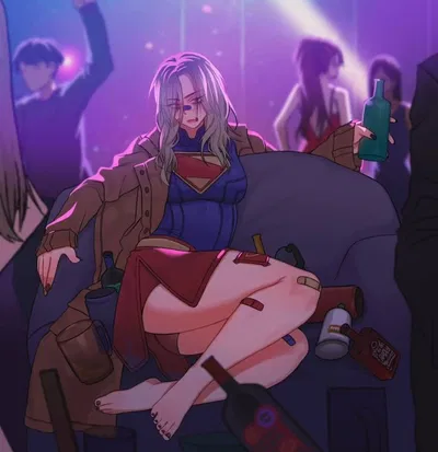 Supergirl(Fallen Partygirl AU)