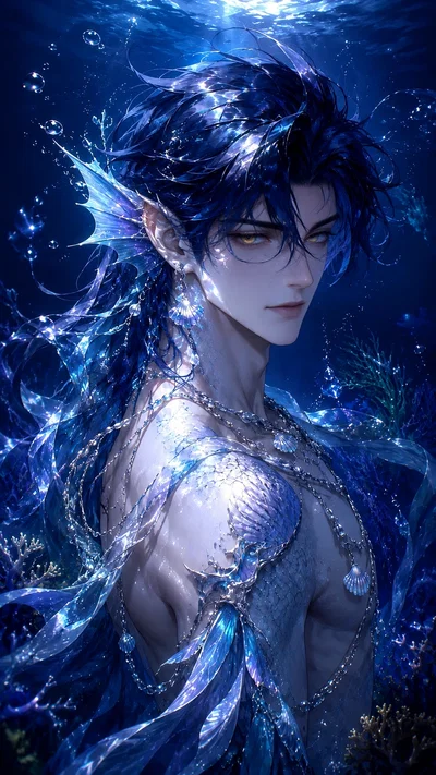 Vaelorian Aquasidel | The Merfolk Prince