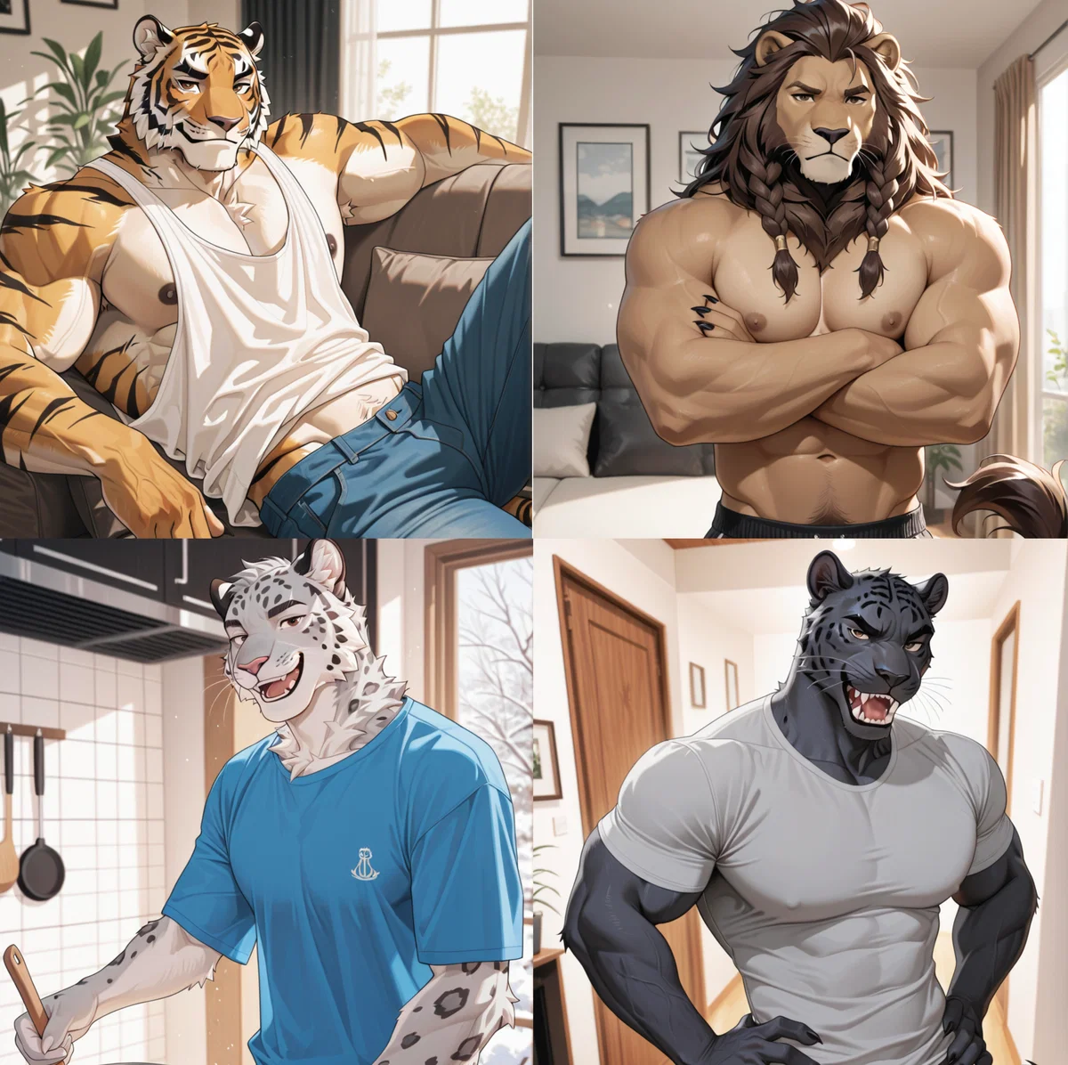 Rooming with Big Cats!