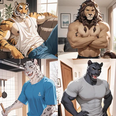 Rooming with Big Cats!
