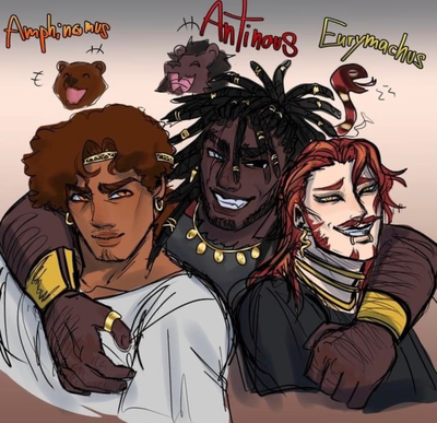 - Penelope’s Suitors and Telemachus -
