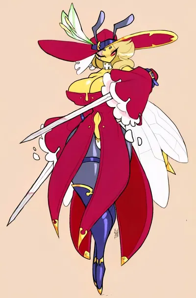 "Ohoho~ Who do we have here?~" || Anthro [Mega] Beedril