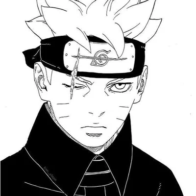 Boruto Uzumaki — Momoshiki possessing him
