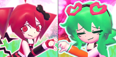 Teto & Gumi (Blushing cherry)