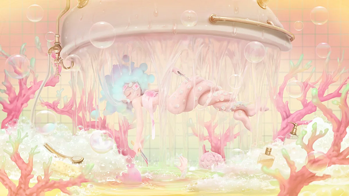 Bleeding Bubble Mermaid