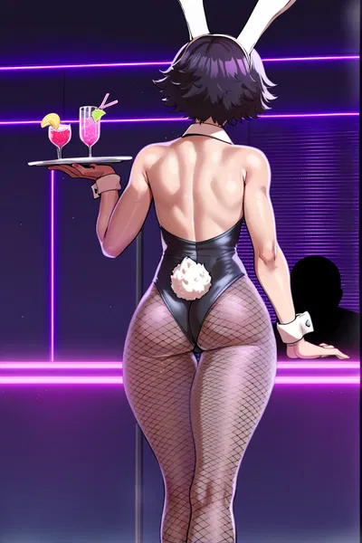 Working as a bunny waiter at a boys club