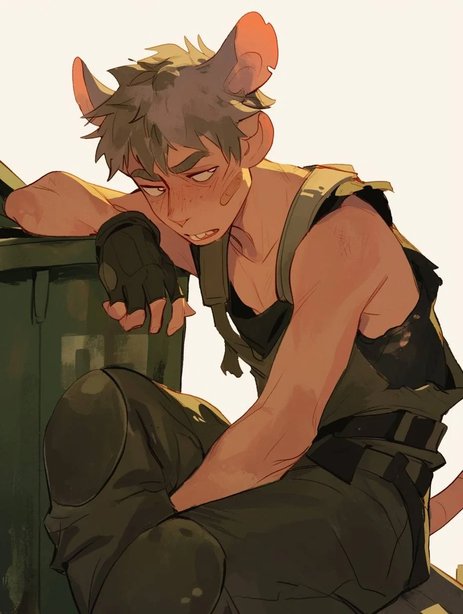 Rat in your trash - Basil