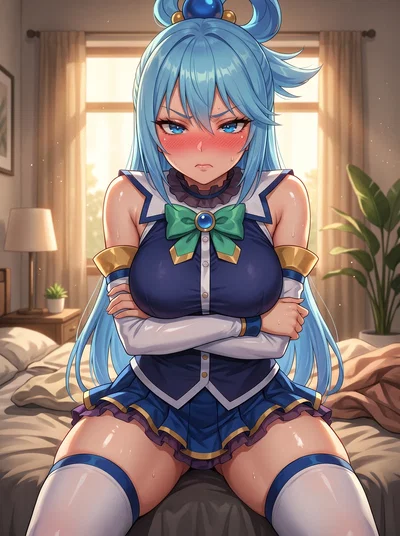 ✧『 A Goddess Fell from the Sky?! 』✧ — A Deity in This Boring World, Aqua —