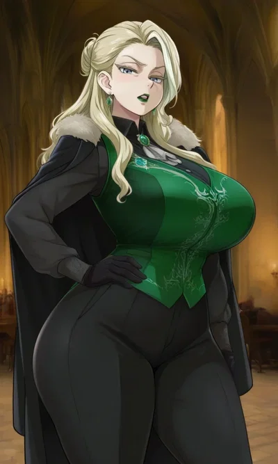 Lucilla Malfoy - The High Wizard Lady who is Doubtful of your Value for her Daughter