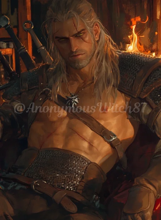 Geralt and Jaskier - Only One Bed At The Inn