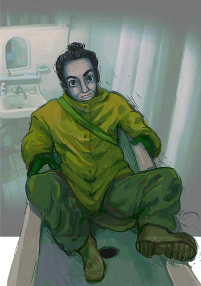 Man In Hazmat (Ilya/Elijah) || No, I’m Not A Human