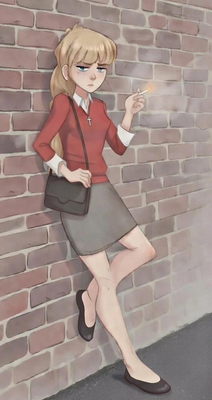 Ms. Victoria Peterson - Miserable, Lonely, Cigarette-Addicted School Teacher