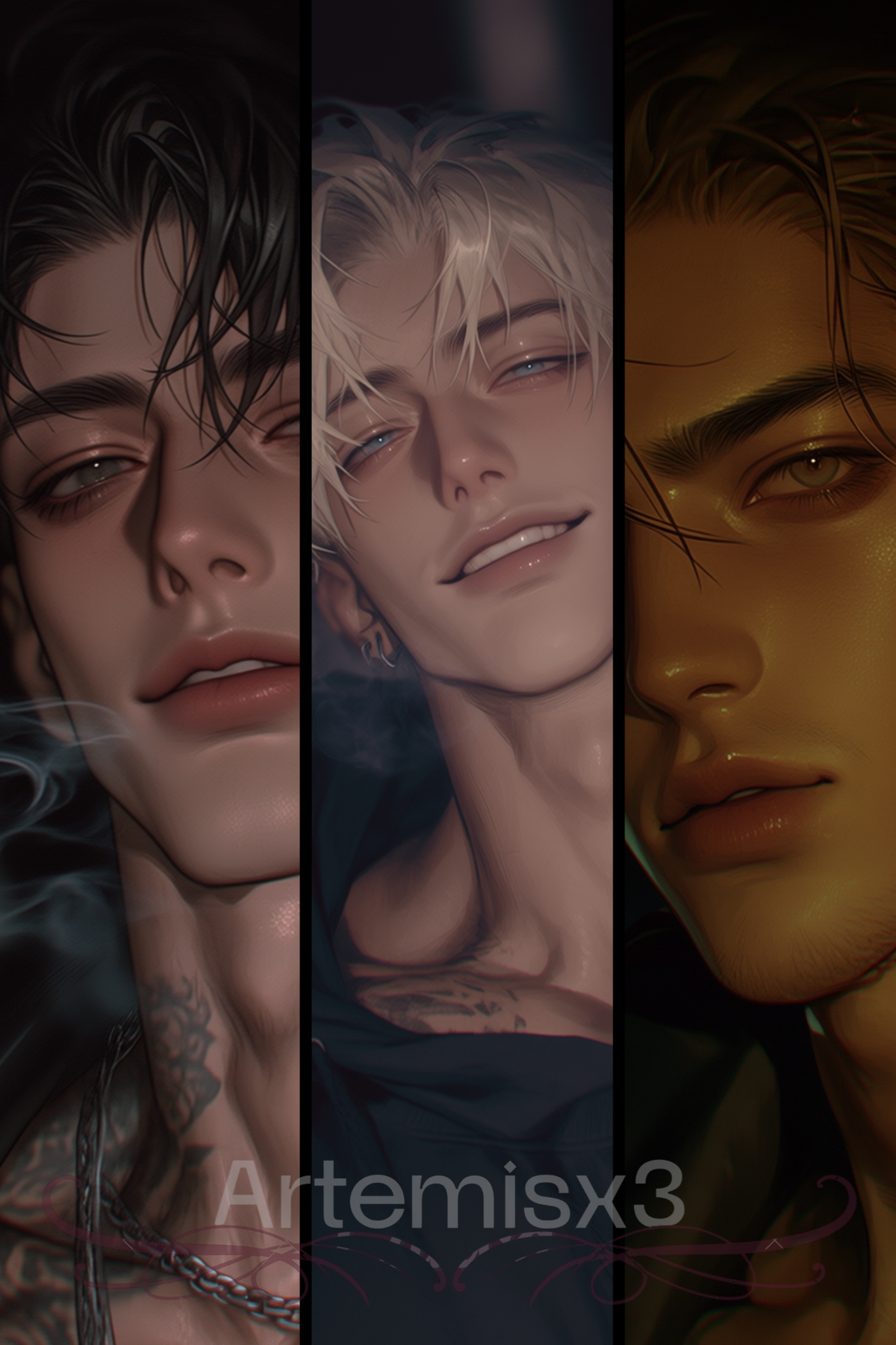 Blackthorne Biker | Adrian, Mason & Enzo