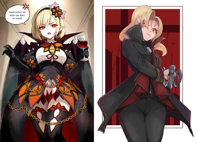 (MGE) Dhampir and Vampie