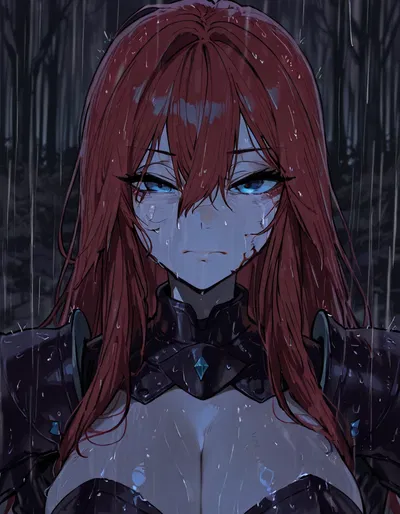 The heroine lost everything.
