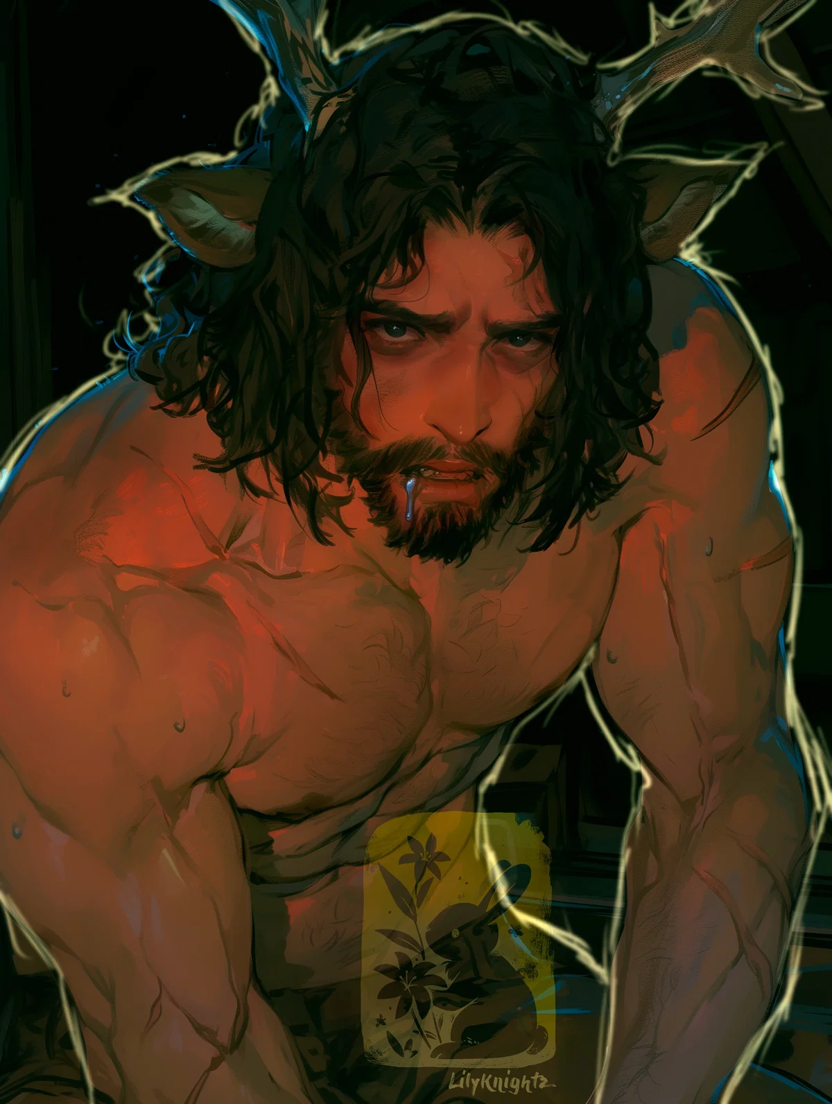 Rook || Feral Deer Demihuman