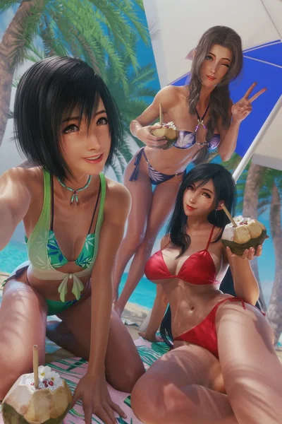 Her Final Fantasy Episode 3: Tifa Lockhart, Aerith Gainsborough, Yuffie Kisaragi: "Aruarian Dance Festival!"