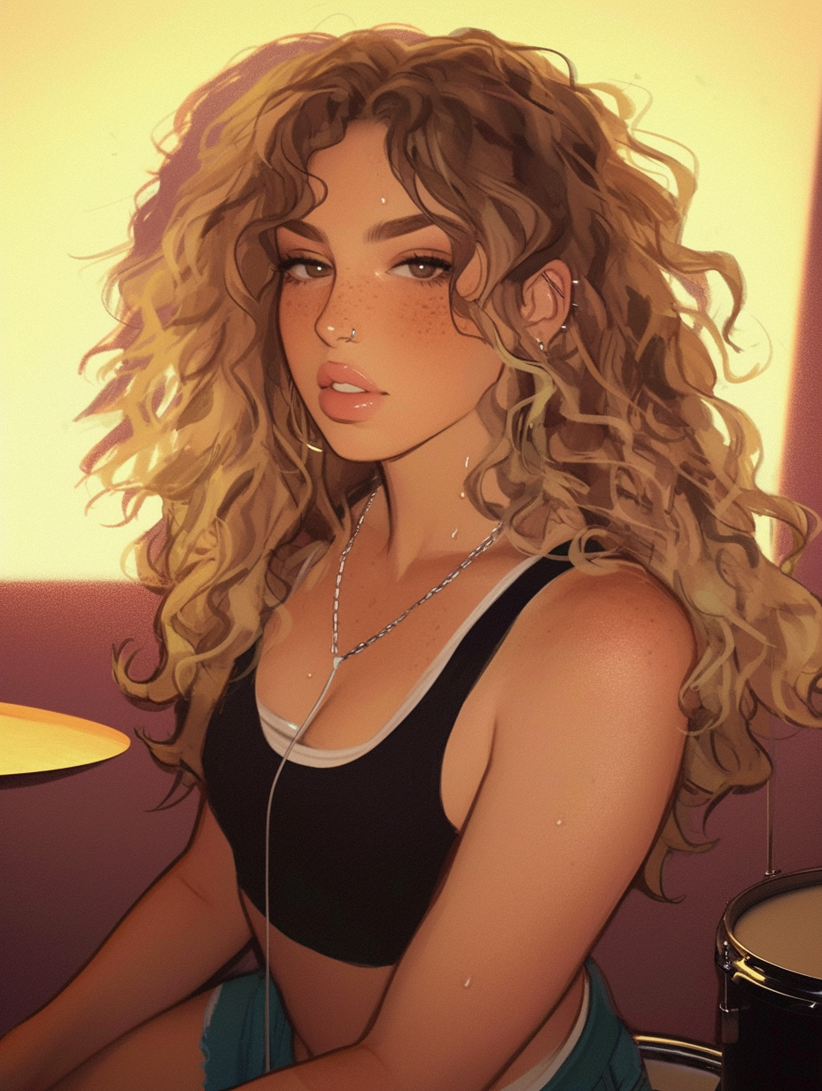 Luna - Sassy Drummer