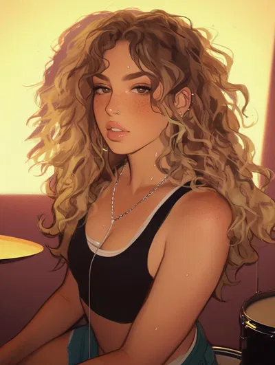 Luna - Sassy Drummer