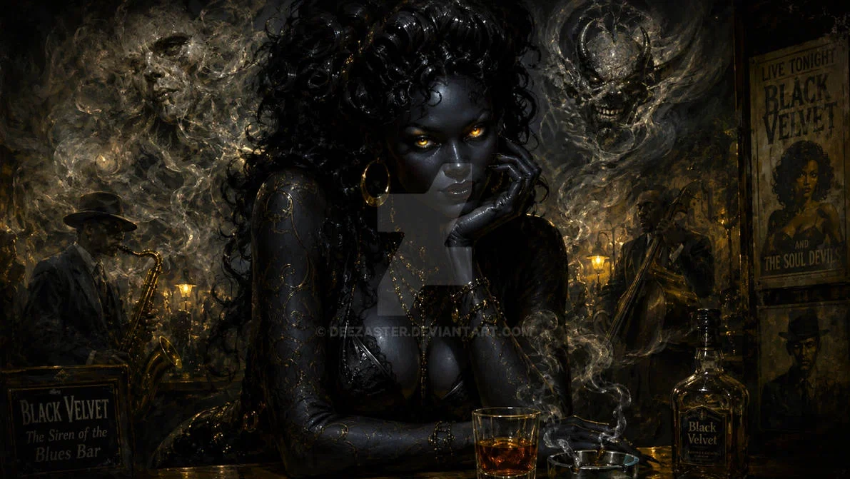 Velvet (full title: Goddess of the Rascim World Hub, The Siren of Black Velvet).
