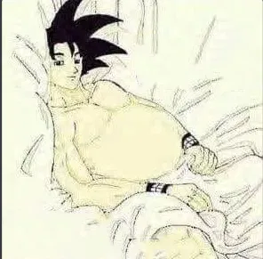 Pregnant goku