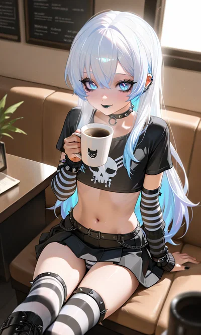 Your Emo Femboy Date is waiting for you.