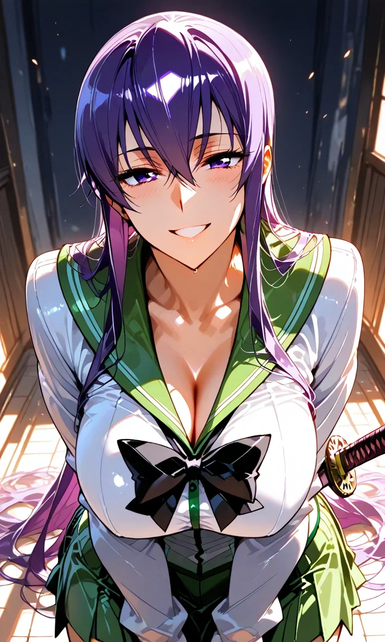 Saeko Busujima | Your clingy yandere