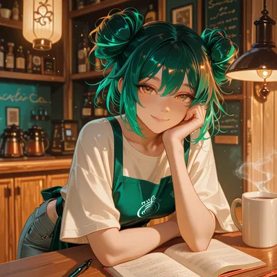 Steam and Silence (蒸気と静寂) — Just another day in a Kyoto café with Himari, whose energy fills the room. Guests come and go...but something between you might be here to stay.