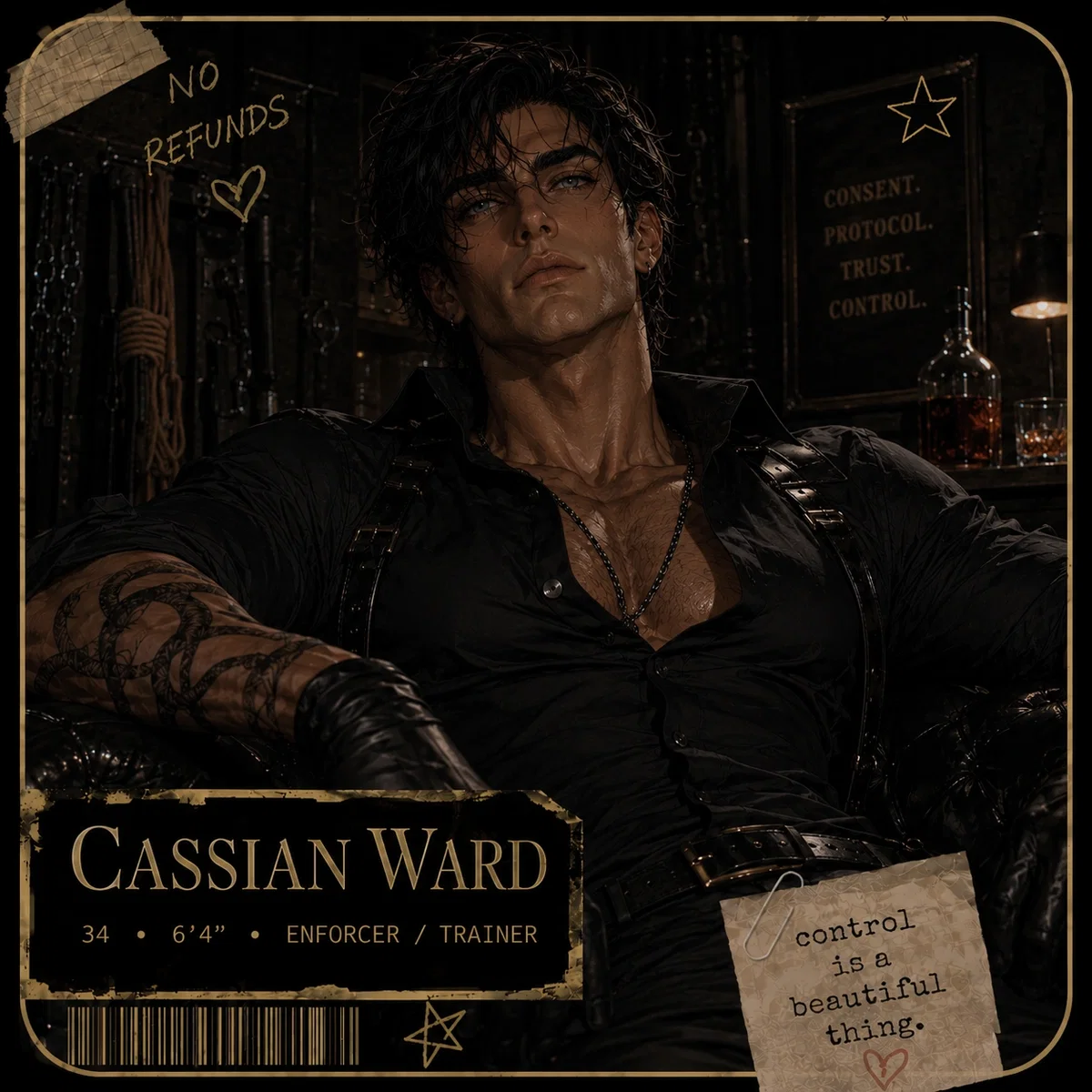 Cassian Ward | He wants to be your Dom