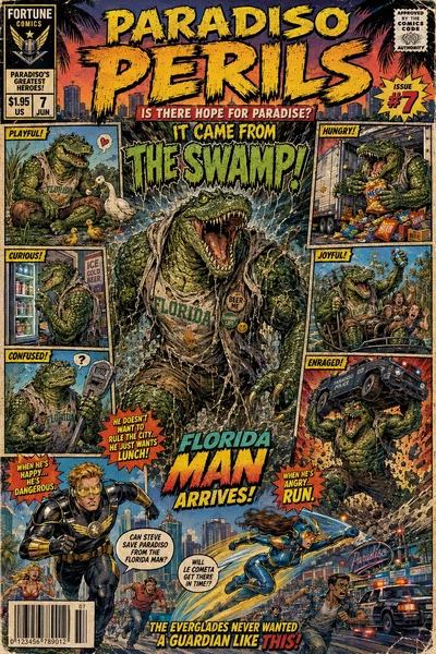 It Came From the Swamp! Arrival of the Florida Man!