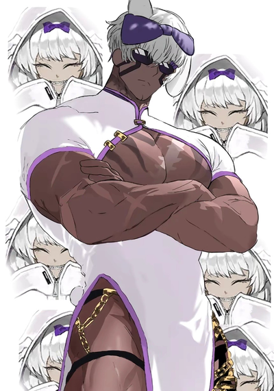 Matthias in Qipao cuz he lost de dare [1 year anniversary]  