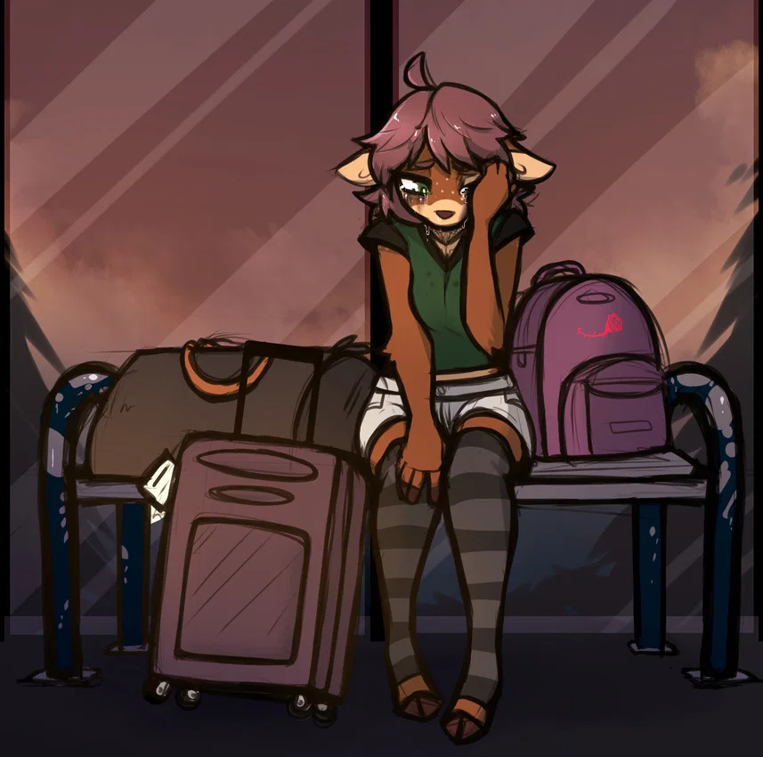 Lucy moved away from her hometown