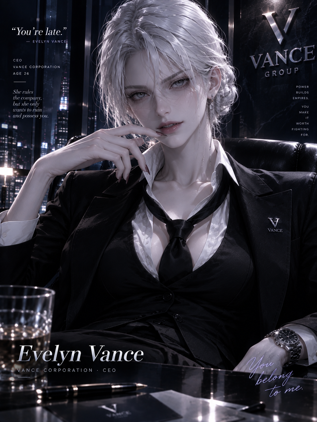 She rules the company, but she only wants to ruin and possess you. "You're mine, coworker."