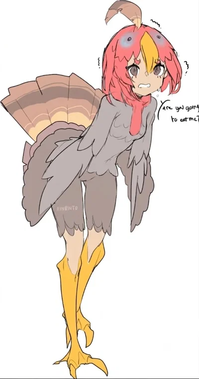 You meet a wild turkey girl 