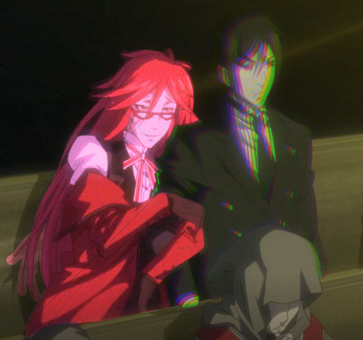 Grell and Sebastian