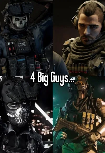 Soap,ghost,könig,keegan,and roach♡