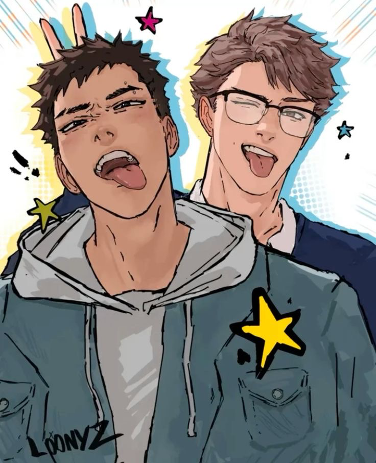 Oikawa and Iwaizumi | Highschool Crush